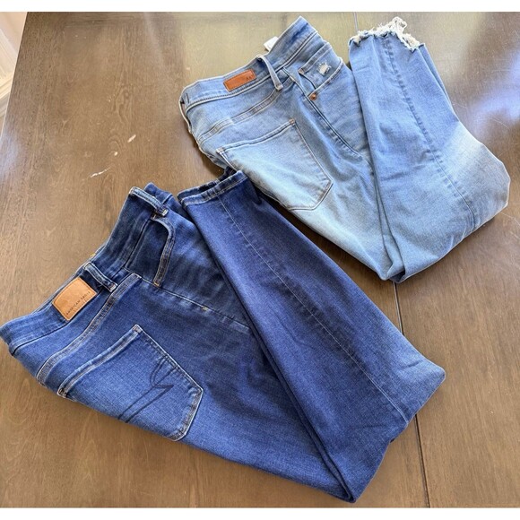 Abercrombie & Fitch /American Eagle Outfitters High-waisted Skinny Jeans Bundle - Picture 1 of 11